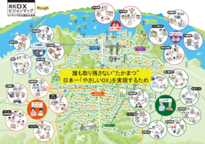 「誰も取り残さない”たかまつ”」日本一やさしいDX実現に向けて街頭アンケートイベント開催